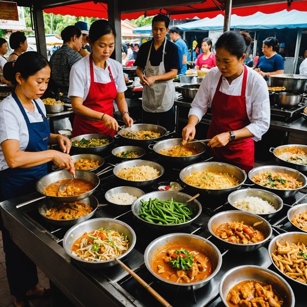 Où trouver des cours de cuisine de rue en Thaïlande?